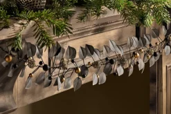 Wreaths & Garlands|Winter Berries^Nkuku Ishana Garland - Antique Brass