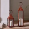 Lanterns|Garden Décor^Nkuku Isko Lantern - Rust