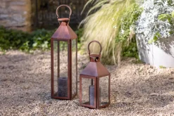 Lanterns|Garden Décor^Nkuku Isko Lantern - Rust