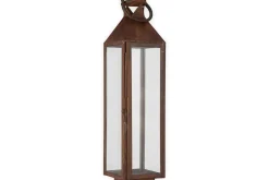 Lanterns|Garden Décor^Nkuku Isko Lantern - Rust