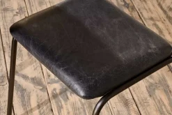 Home Office|Kitchen & Dining^Nkuku Iswa Leather & Cane Dining Chair - Black