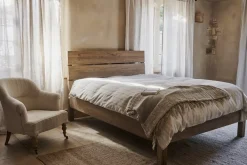 Bedroom^Nkuku Iya Reclaimed Wood Bed - Natural