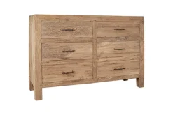 Bedroom^Nkuku Iya Reclaimed Wood Chest of Drawers - Natural - Large