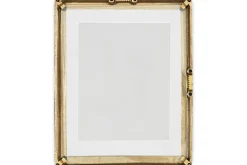 Photo Frames^Nkuku Jahala Wall Hung Photo Frame - Antique Brass