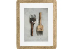 Photo Frames^Nkuku Jahala Wall Hung Photo Frame - Antique Brass