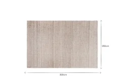 Rugs^Nkuku Jala Wool Rug - Natural