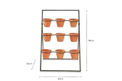Garden Planters|Garden Décor^Nkuku Jara Terracotta Planter Stand