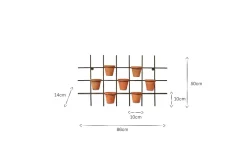 Hanging Planters|Garden Planters^Nkuku Jara Terracotta Wall Hung Planter