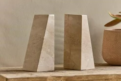 Desk Accessories^Nkuku Juda Marble Bookends - Grey