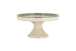 Pantry|Kitchen Storage^Nkuku Juniper Drop Ceramic Stand - Cream & Juniper Green