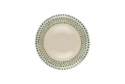 Breakfast Accessories|Bowls^Nkuku Juniper Drop Cereal Bowl - Cream & Juniper