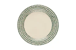 Christmas Table^Nkuku Juniper Drop Dinnerware Set - (Set of 12) Cream & Juniper