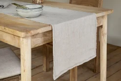 Table Settings & Linens^Nkuku Junto Linen Runner- Natural - Large