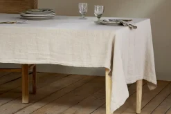 Table Settings & Linens^Nkuku Junto Linen Tablecloth - Natural - Large