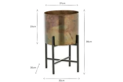 Decorative Home Accessories|Indoor Planters^Nkuku Juoni Iron Planter