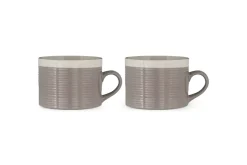 Mugs^Nkuku Kai Mugs - Grey (Set of 2) Sand