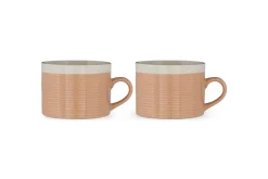 Mugs^Nkuku Kai Mugs - (Set of 2) Terracotta