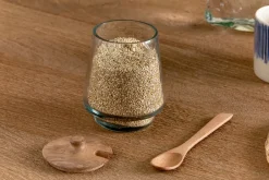 Pantry|Kitchen Storage^Nkuku Kali Tall Storage Jar - Natural & Clear