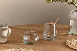Pantry|Kitchen Storage^Nkuku Kali Tall Storage Jar - Natural & Clear
