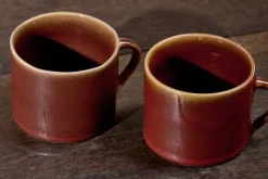 Mugs^Nkuku Kalini Mugs - - Small (Set of 2) Amber