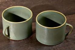 Mugs^Nkuku Kalini Mugs - - Large (Set of 2) Blue