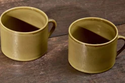 Mugs^Nkuku Kalini Mugs - - Large (Set of 2) Green