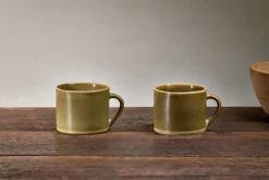 Mugs^Nkuku Kalini Mugs - - Small (Set of 2) Green