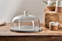 Pantry|Kitchen Storage^Nkuku Kallso Marble Cake Dome