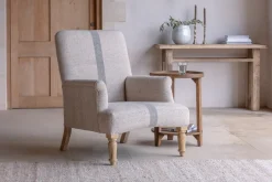Living|Occasional Chairs^Nkuku Kallu Wool & Cotton Occasional Chair - Natural