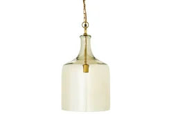 Statement Lighting|Pendant Lighting^Nkuku Kalsi Recycled Glass Pendant Light - Lustre - Large