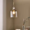 Pendant Lighting^Nkuku Kalsi Recycled Glass Pendant Light - Lustre - Small