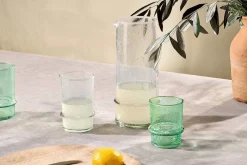 Everyday Glassware|Tumblers^Nkuku Kaneti Bubble Tumbler - Clear - Large (Set of 4)