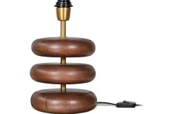 Bedside Lamps|Table Lamps^Nkuku Kankad Mango Wood  Table Lamp - Dark Stain