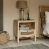 Bedroom|Beside Tables^Nkuku Kanz Mango Wood Bedside Table