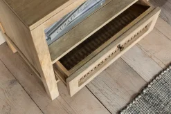 Bedroom|Beside Tables^Nkuku Kanz Mango Wood Bedside Table