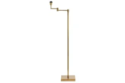 Floor Lamps^Nkuku Kara Floor Lamp - Brass