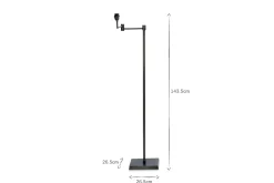 Floor Lamps^Nkuku Kara Iron Floor Lamp - Bronze Aged Bronze