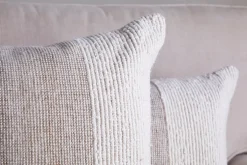 Bedroom Textiles|Cushions^Nkuku Karaya Cotton & Wool Cushion Cover - Natural