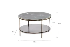 Living|Coffee Tables^Nkuku Karoko Marble Coffee Table