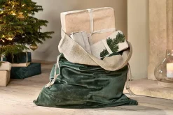 Shades Of Nature^Nkuku Karru Cotton Velvet Sack - Forest Green