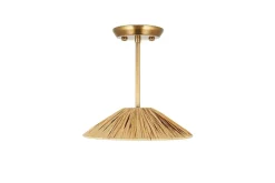 Ceiling Lights|Pendant Lighting^Nkuku Katari Raffia Ceiling Light - Small