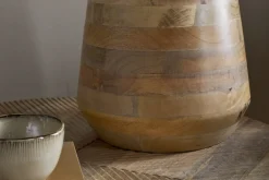 Bedside Lamps|Table Lamps^Nkuku Kayo Statement Table Lamp Mango Wood - Natural