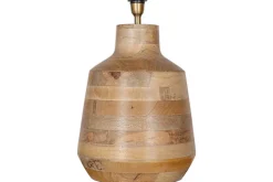 Bedside Lamps|Table Lamps^Nkuku Kayo Statement Table Lamp Mango Wood - Natural