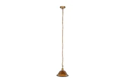 Pendant Lighting^Nkuku Keju Organic Shape Recycled Glass Pendant - Dark Amber