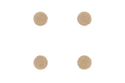 Table Settings & Linens^Nkuku Keso Woven Coasters - - (Set of 4) Natural