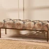 Hallway & Bootroom|Benches^Nkuku Kesu Kilim & Iron Bench