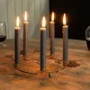 Decorative Home Accessories|Candle Holders^Nkuku Khamila Leaf Iron Candle Holder