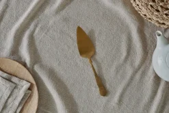 Serving Cutlery|Cutlery^Nkuku Khana Cake Slice - Brushed Gold