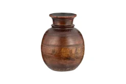 Decorative Home Accessories|Indoor Planters^Nkuku Kiaan Reclaimed Traditional Wide Pot