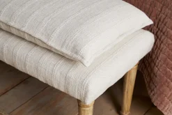 Storage & Shelving|Storage & Shelving^Nkuku Kiana Cotton Upholstered Bench - Natural